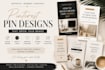 create aesthetic pinterest pins in canva