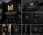 design modern luxury construction company logo