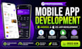 do mobile app website android ios app development flutter developer nodej