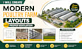 create modern poultry farm layouts with proper ventilation