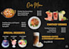 food menu, cafe menu, restaurant menu, bar menu, digital menu, coffee menu, menu
