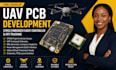develop uav pcb stm32 embedded flight controller and gps tracking