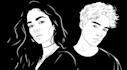 create custom black and white line art illustration
