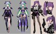 design vtuber lived2d rig vtuber model streaming avatar vr chart avatar live 2d