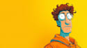 draw a cute and funny cartoon illustration