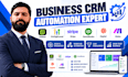setup jobber crm stripe gohighlevel crm automation quickbooks integration zapier