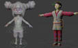3d character rigging blendshape c4d rig cc4 facial rigging animated retopology
