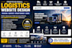 design logistics website, trucking, dispatch, freight broker, cargo website