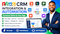 integrate zoho CRM automation gohighlevel hubspot zoho one zoho books zapier