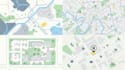 design minimalist vector map, city map, site plan map and business location map