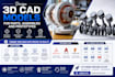design 3d cad models for parts assemblies and prototypes