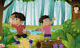 draw whimsical children story book illustration and cover