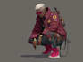 design anime character , cyberpunk character