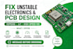 fix unstable electronics with microcontroller pcb  esp8266 iot high speed hdi