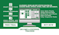 provide a smart automated income and expense tracker in google sheets