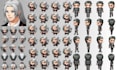 create rpg maker mv mz sprite, faceset and game character assets