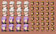 create rpg maker mv mz sprite, faceset and game character assets