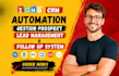 setup zoho flow CRM automation suivi client and emails