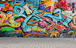 draw any graffiti mural wall art or banner
