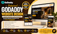 develop godaddy design godaddy website redesign  godaddy landingpage website