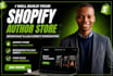 build shopify author bookstore with bookvault and lulu direct integration