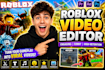 do roblox video editing, roblox gfx