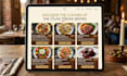 develop a custom restaurant website with online menu