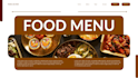 develop a custom restaurant website with online menu