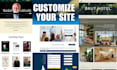 develop a custom web application with admin dashboard