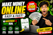 make money online without investment earn  daily