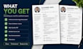 design a modern professional resume or CV in canva