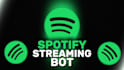 create spotify streaming bot, amazon music bot, tidal bot, deezer bot, music bot