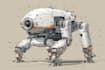 design sci fi mecha and robot concept art