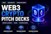 create web3 blockchain presentation design crypto saas pitch token launch decks