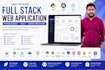 build full stack web app with python,react,server deployment