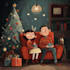 christmas children book illustration