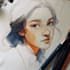 draw your portrait in watercolor