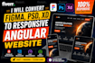 convert figma, PSD or xd to pixel perfect angular website