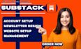 substack account setup manage substack newsletter substack newsletter redesign