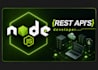 be your node js developer for rest apis and web backend
