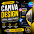 canva social media posts and banner design
