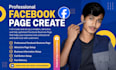 create a professional facebook page setup and optimization