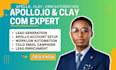 set up advanced apollo io automation workflows clay com automation system