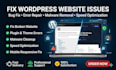 fix wordpress website issues bugs errors and problems fast