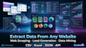 do web scraping, data extraction and automation