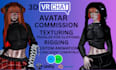 create a custom vrchat avatar, vr character, vrc avatar, vrc commission