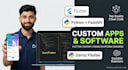 build custom software and apps using flutter and python