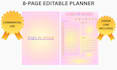 design an aesthetic canva digital p