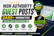 publish da50 guest posts with dofollow backlinks
