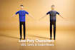 create 3d character modeling, game character, game asset
